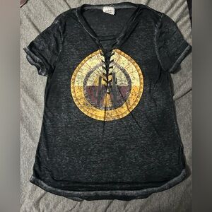 Black Modish Rebel Top - Small